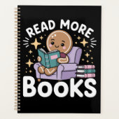 Kerstmis Leraar Lees Meer Boeken Grappig Planner (Voorkant)
