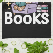 Kerstmis Leraar Lees Meer Boeken Grappig Theedoek (Gevouwen)