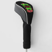 Kerstmis leraar Santas Favoriete PE Gift Golfheadcover (Schuin)