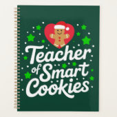 Kerstmis Leraar Van Slimme Koekjes Leraar Leven Planner (Voorkant)
