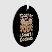 Kerstmis Leraar Van Slimme Koekjes Peperkoek Ornament (voorkant)
