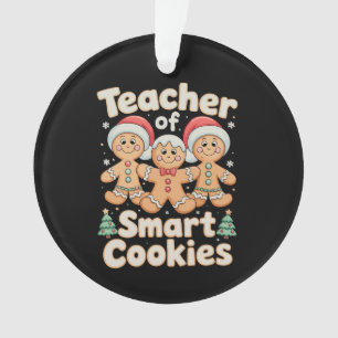 Kerstmis Leraar Van Slimme Koekjes Peperkoek Ornament