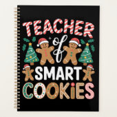 Kerstmis Leraar Van Slimme Koekjes Peperkoek Planner (Voorkant)