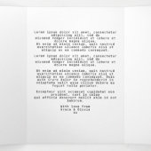 Kerstmis Lesbisch Koppel Hond Sneeuwman Gepersonal Drieluik Wenskaart (Binnenkant midden)