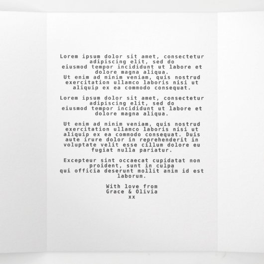 Kerstmis Lesbisch Koppel Hond Sneeuwman Persoonlij Drieluik Wenskaart (Binnenkant midden)