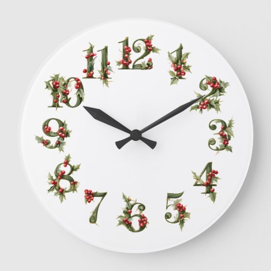 Kerstmis leuk grote klok (Voorkant)