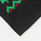Kerstmis Leuk Stout Broer Grappig Kerst Lijst Vrou Fleece Deken (Hoek)