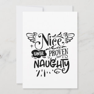 Kerstmis leuk tot het naughty blijkt Funny Santa Bedankkaart