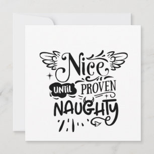 Kerstmis leuk tot het naughty blijkt Funny Santa Kaart