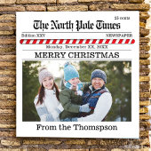 Kerstmis Leuke Eenvoudige Kranten Print Typografie Foto Afdruk