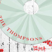 Kerstmis Leuke Eenvoudige Rode Groene Gestreepte F Kerstboom Rok