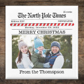 Kerstmis Leuke Leuke Typografie Krantenontwerp Magneet