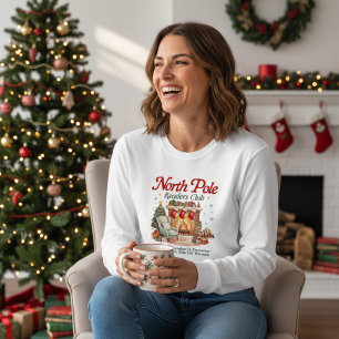 Kerstmis Lezersclub Boek Liefhebber Tri-Blend Shirt