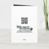 Kerstmis - Lhasa Apso X - Parker Feestdagen Kaart (Achterkant)