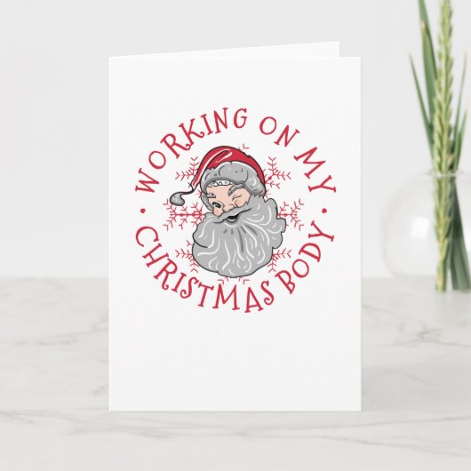 Kerstmis Lichaam Kaart (Voorkant)