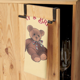 Kerstmis & Lichtjes Feestelijke Teddybeer Schattig Theedoek