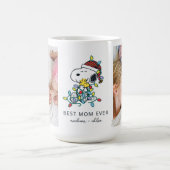 Kerstmis Liefde en Lichten - Beste Mam Foto Koffiemok (Center)