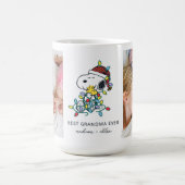 Kerstmis Liefde en Lichten - Beste Oma Foto Koffiemok (Center)