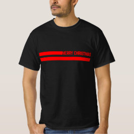 kerstmis lijnen t-shirt