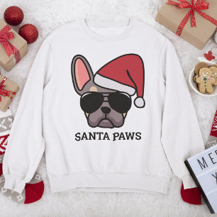 Kerstmis Lila Tan French Bulldog Trui