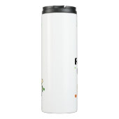 Kerstmis Llama Thermal Tumbler Thermosbeker (Achterkant)