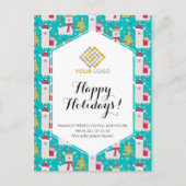 Kerstmis: Logo Business Briefkaart (Voorkant)