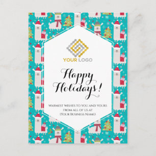 Kerstmis: Logo Business Briefkaart