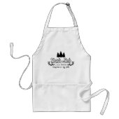 Kerstmis Logo Noordpool Standaard Schort (Voorkant)