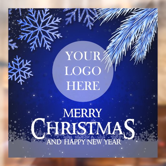 Kerstmis Logo Raamsticker (Vel 2)