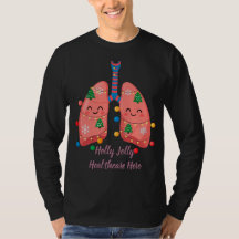 Kerstmis Longen voor Verpleegkundige T-Shirt