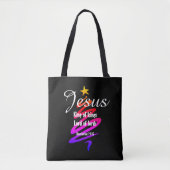 Kerstmis, LORD LORD Gepersonaliseerd ZWART Tote Bag (Voorkant)