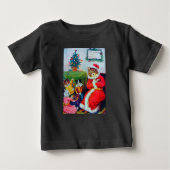  kerstmis, Louis Wain Baby T-Shirt (Voorkant)