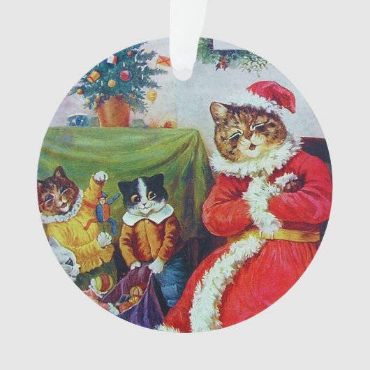 kerstmis, Louis Wain Ornament (voorkant)