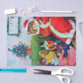  kerstmis, Louis Wain Tissuepapier (Craft)