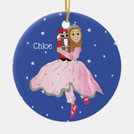 Kerstmis Lt Brown Hair Nutkraker Ballet Ornament