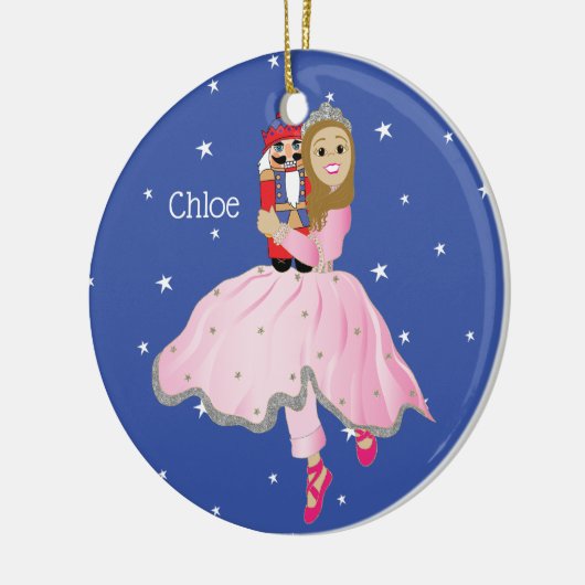 Kerstmis Lt Brown Hair Nutkraker Ballet Ornament (Links)