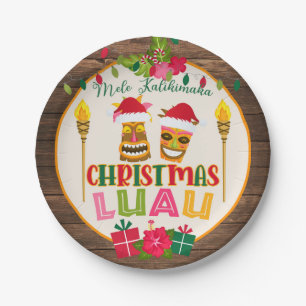 Kerstmis Luau Party Paper Bord - W