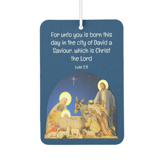 Kerstmis Luchtverfrisser (Voorkant)