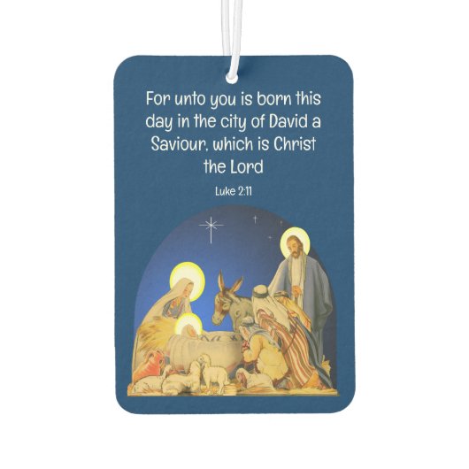 Kerstmis Luchtverfrisser (Achterkant)