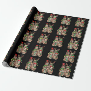 Kerstmis luiaard vrolijke luiaard Kerstmis luiaard Cadeaupapier