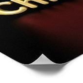 Kerstmis Luxe Typografie Poster Papier H02 (Hoek)