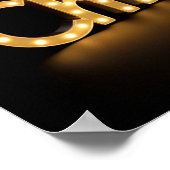 Kerstmis Luxe Typografie Poster Papier H03 (Hoek)