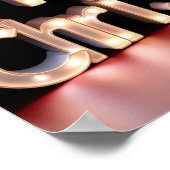 Kerstmis Luxe Typografie Poster Papier H06 (Hoek)