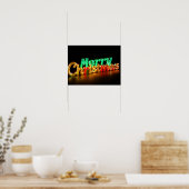 Kerstmis Luxe Typografie Poster Papier H06 (Keuken)