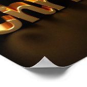 Kerstmis Luxe Typografie Poster Papier H08 (Hoek)