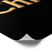 Kerstmis Luxe Typografie Poster Papier H11 (Hoek)