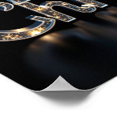 Kerstmis Luxe Typografie Poster Papier H15 (Hoek)