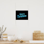Kerstmis Luxe Typografie Poster Papier H29 (Keuken)
