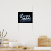 Kerstmis Luxe Typografie Poster Papier H36 (Keuken)