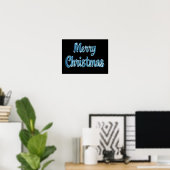 Kerstmis Luxe Typografie Poster Papier H40 (Thuiskantoor)